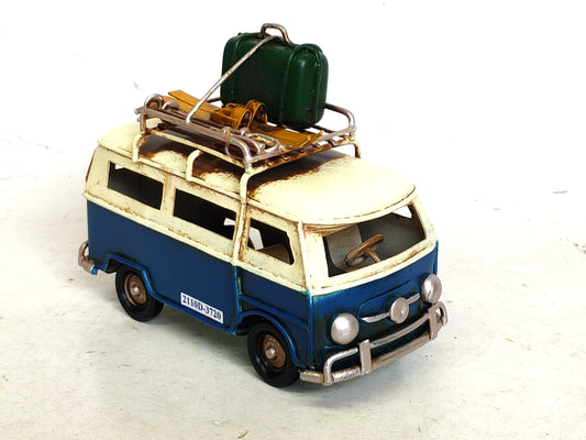 Vintage Metal Classic Kombi Van in Blue