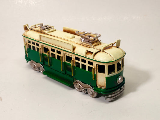 Vintage Replica Melbourne City Tram in Green