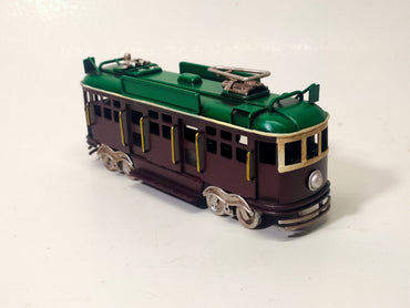 Vintage Replica Melbourne City Tram in Burgundy
